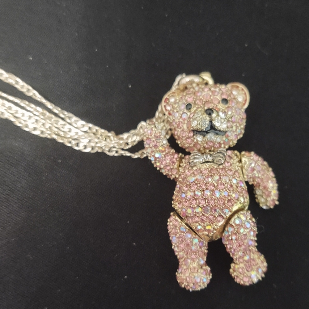 Betsey Johnson Teddy Bear Necklace ,Final Markdown.(Save $85 Now)